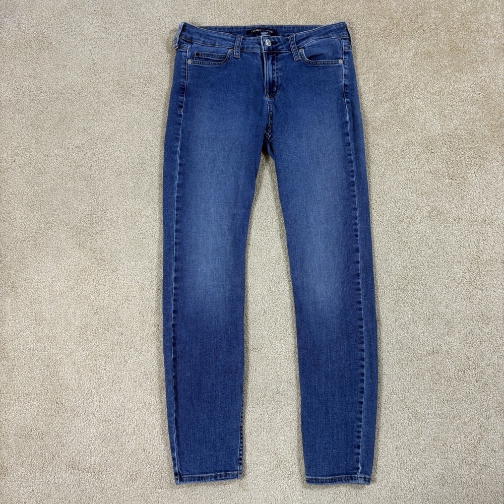 Calvin Klein Jeans High Rise Skinny Ankle Womens 30/8 Blue Denim Pants